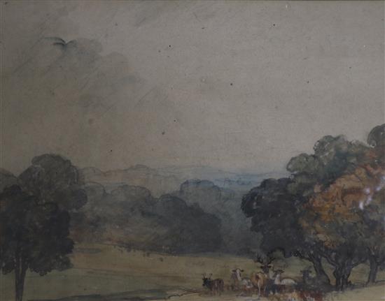 Alfred William Rich (1856-1921) The Deer Park, Arundel 23 x 29cm